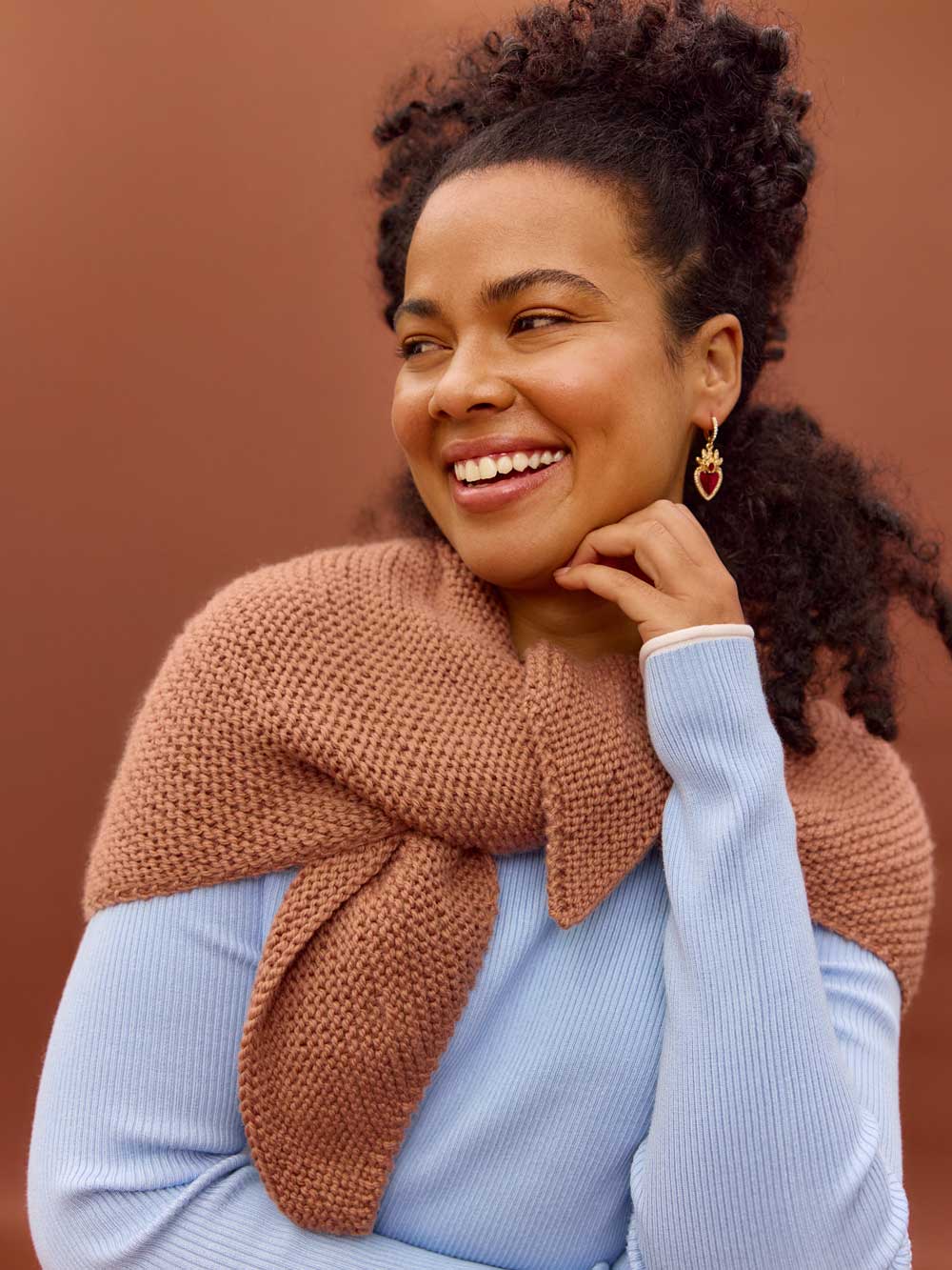 Elizabeth Scarf Knit Kit