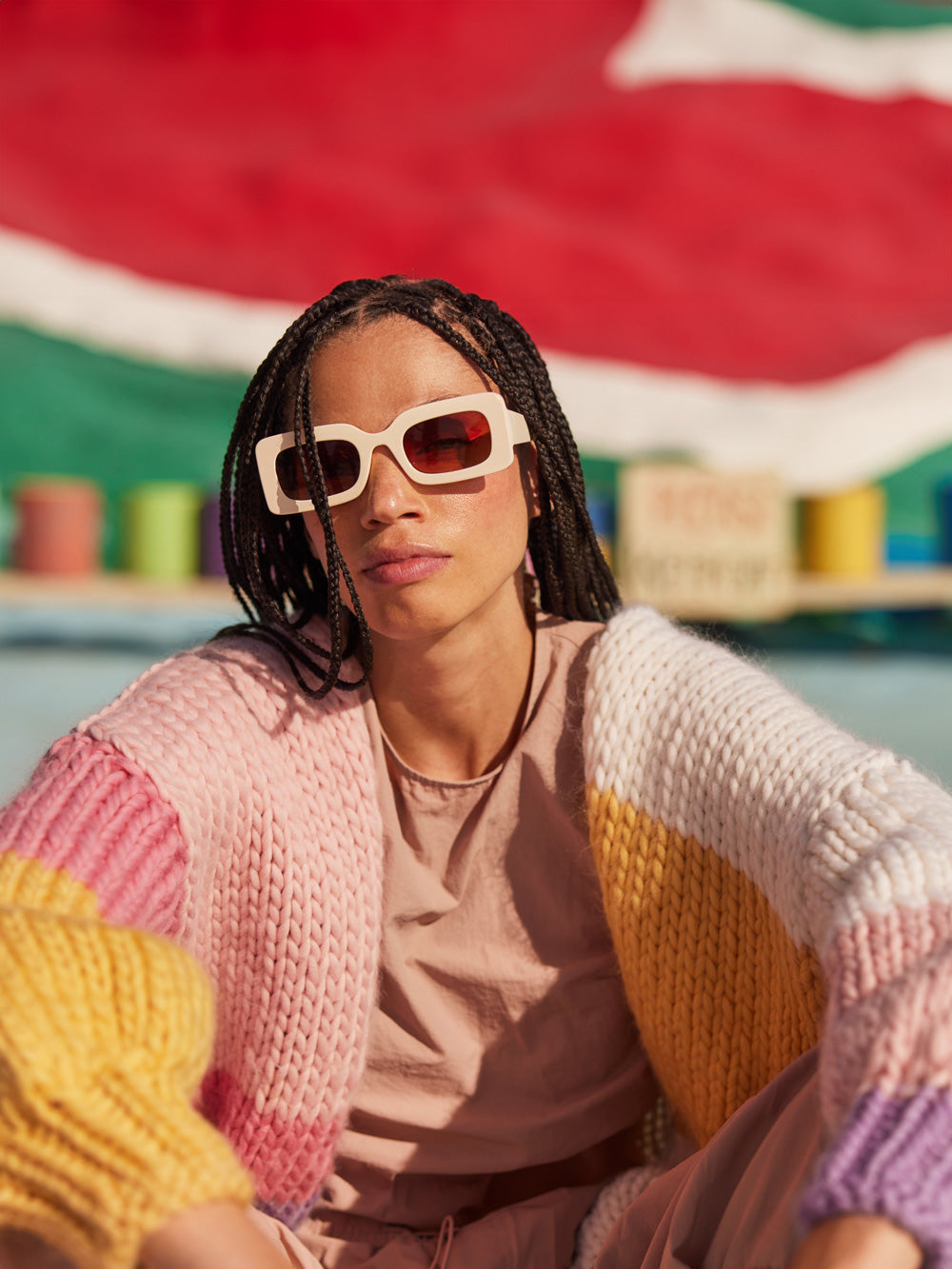 Olivia Beginner Cardigan Knit Kit