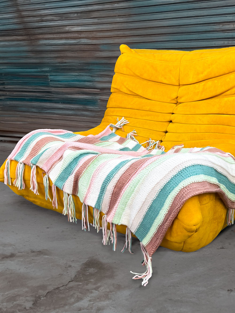 Neutral Baby Billie Blanket Knit Kit