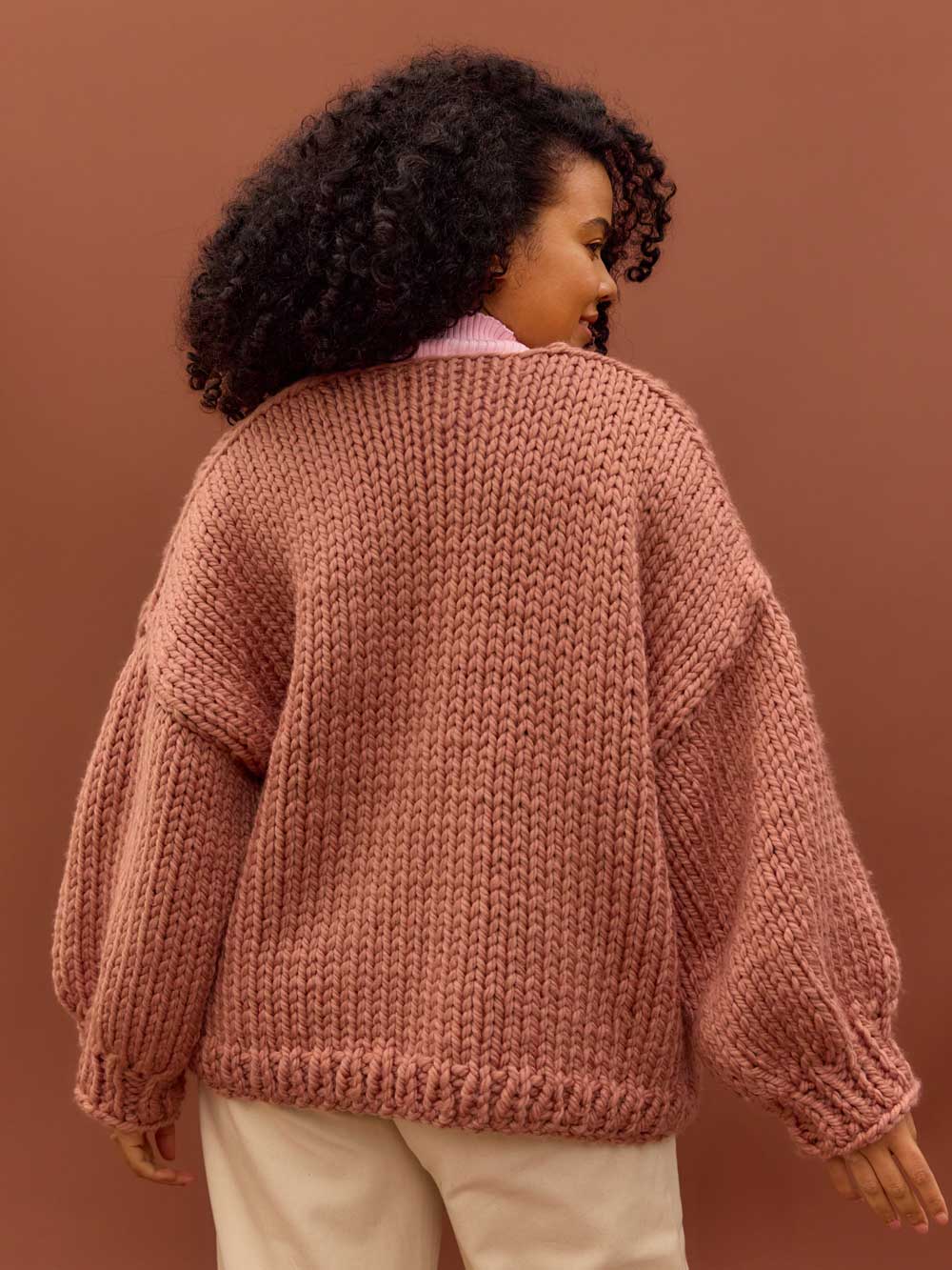 Jane Beginner Cardigan Knit Kit