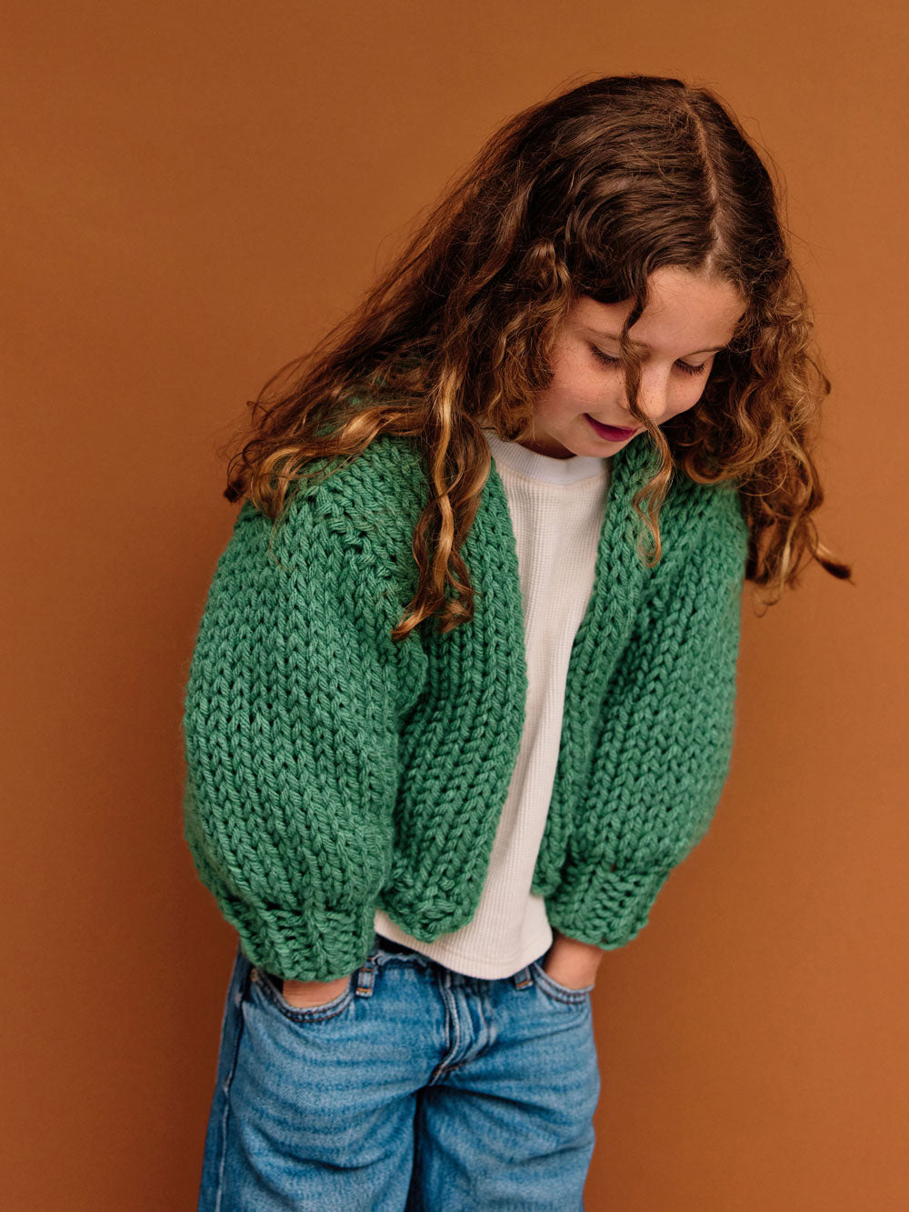 Mini Jane Cardigan Knit Kit