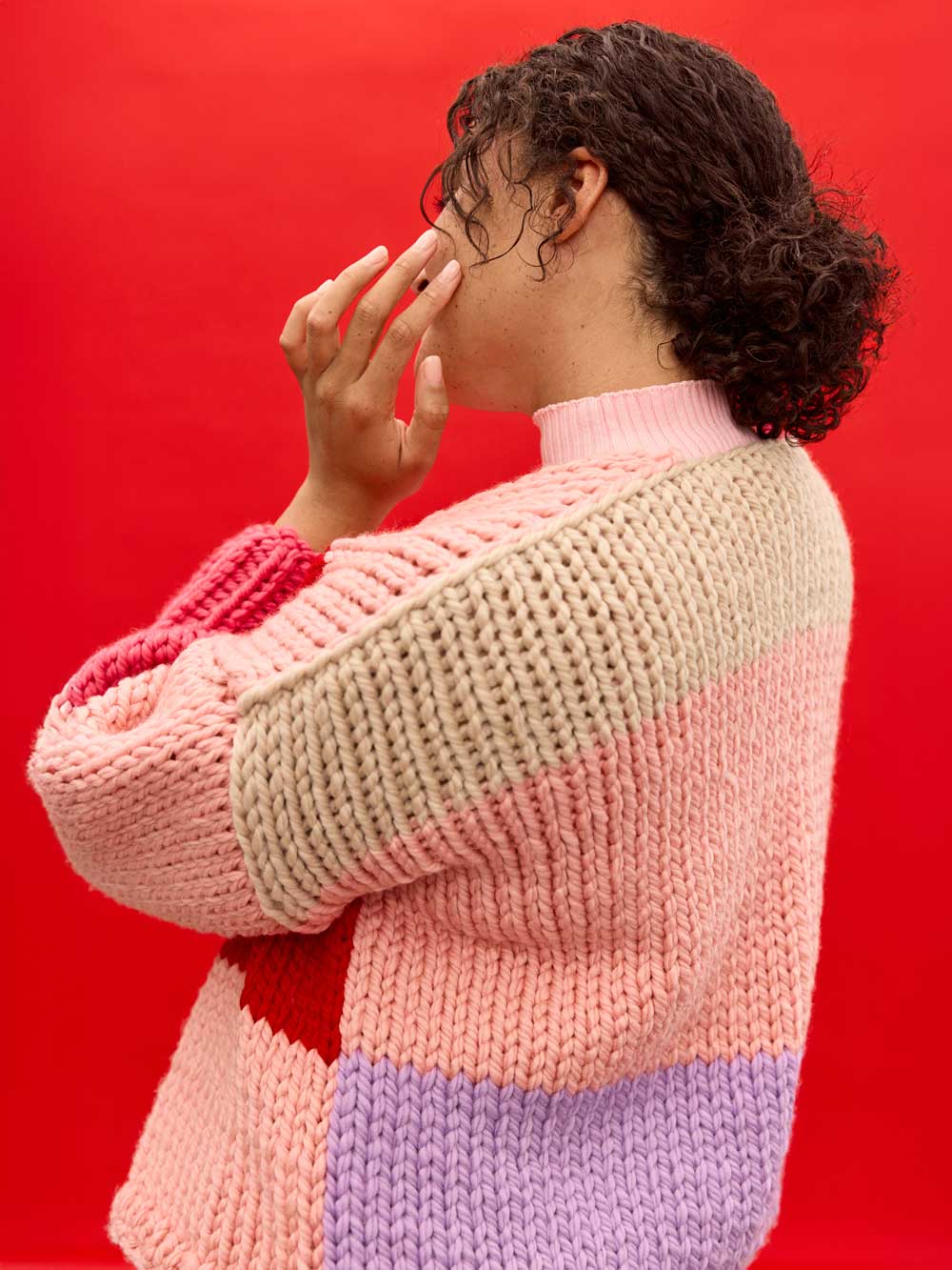Olivia Beginner Cardigan Knit Kit