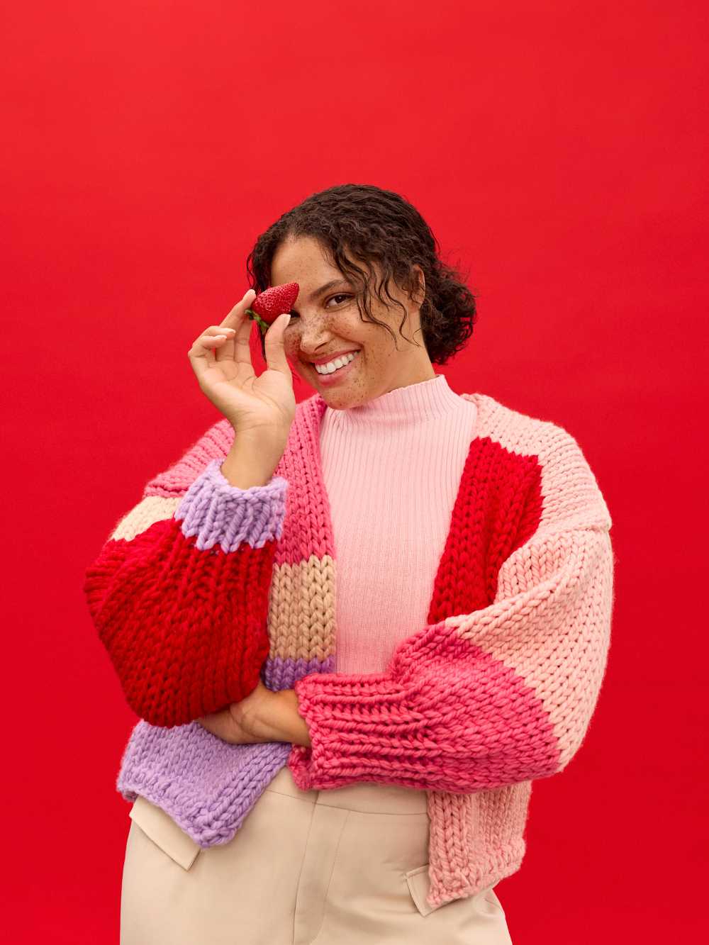Olivia Beginner Cardigan Knit Kit