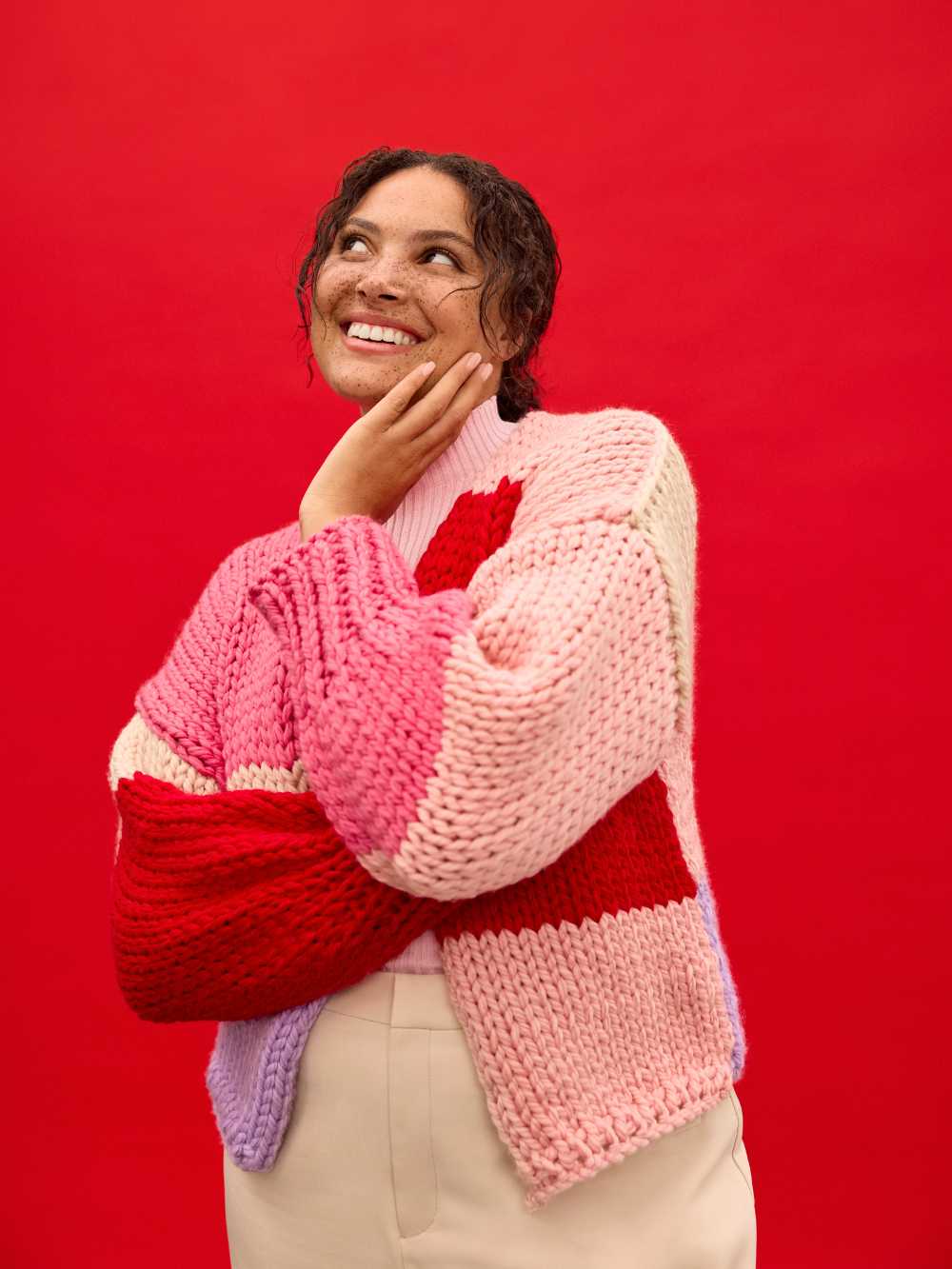 Olivia Beginner Cardigan Knit Kit