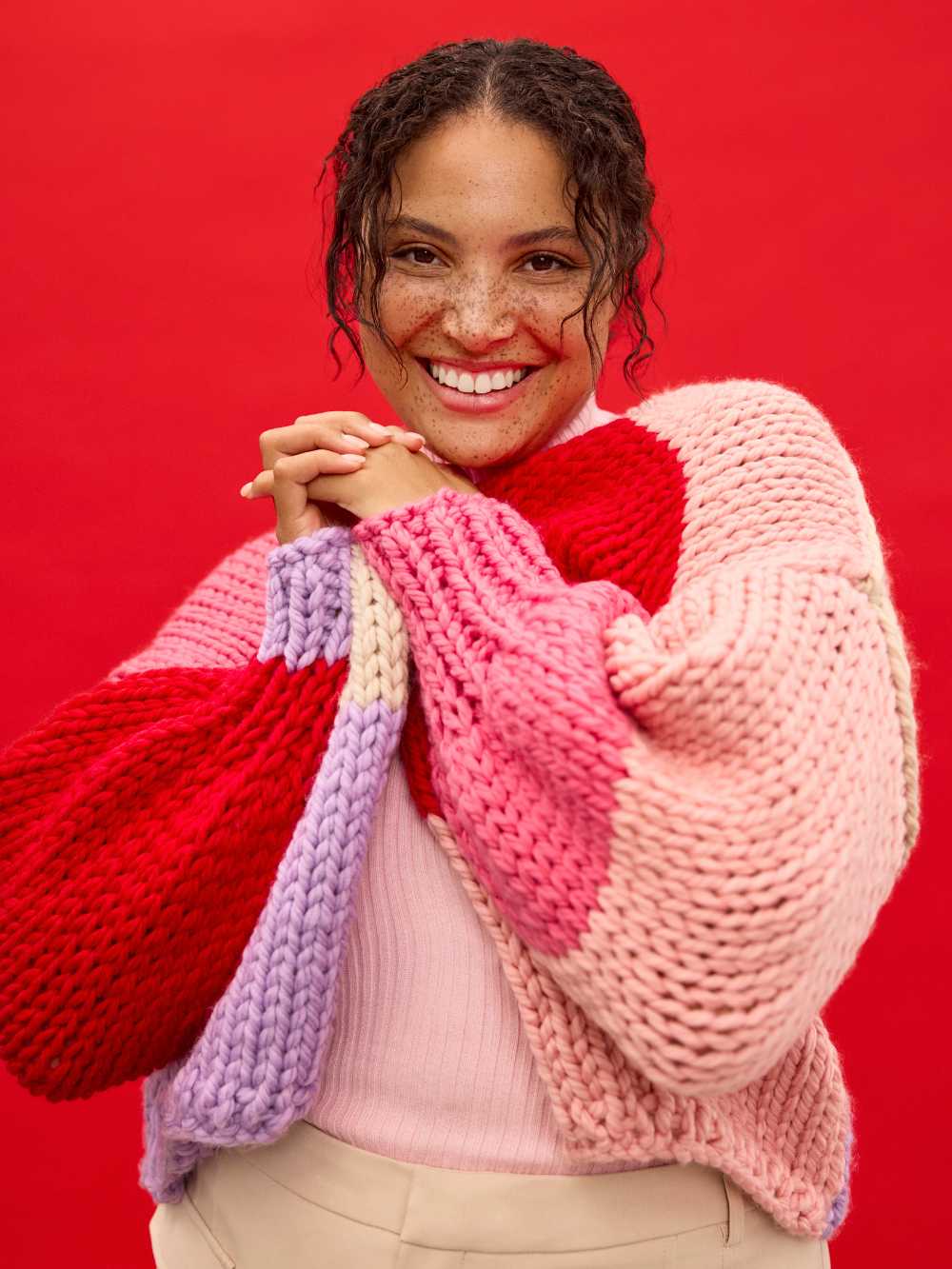 Olivia Beginner Cardigan Knit Kit