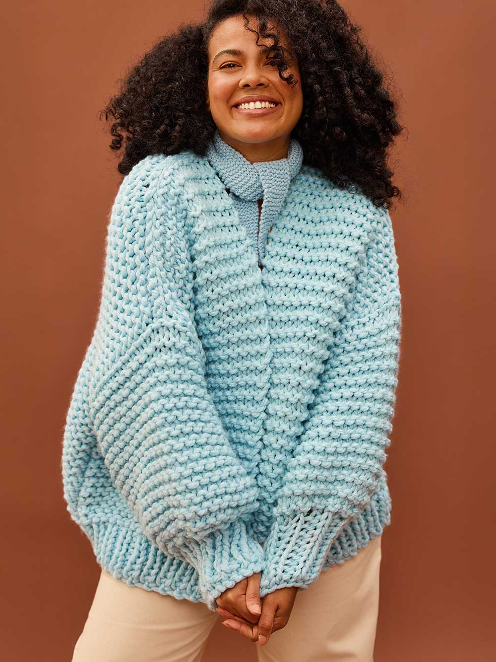 Shannon Beginner Cardigan Knit Kit