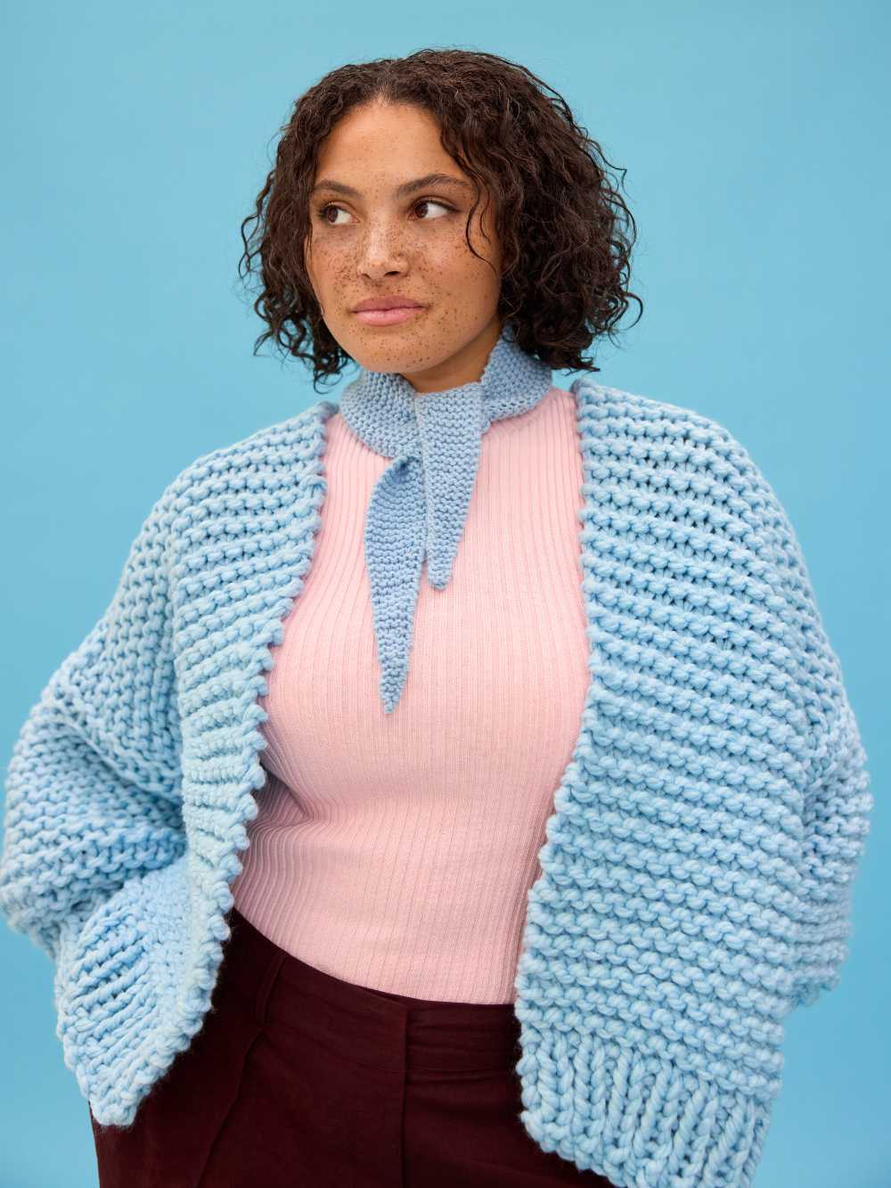 Shannon Beginner Cardigan Knit Kit