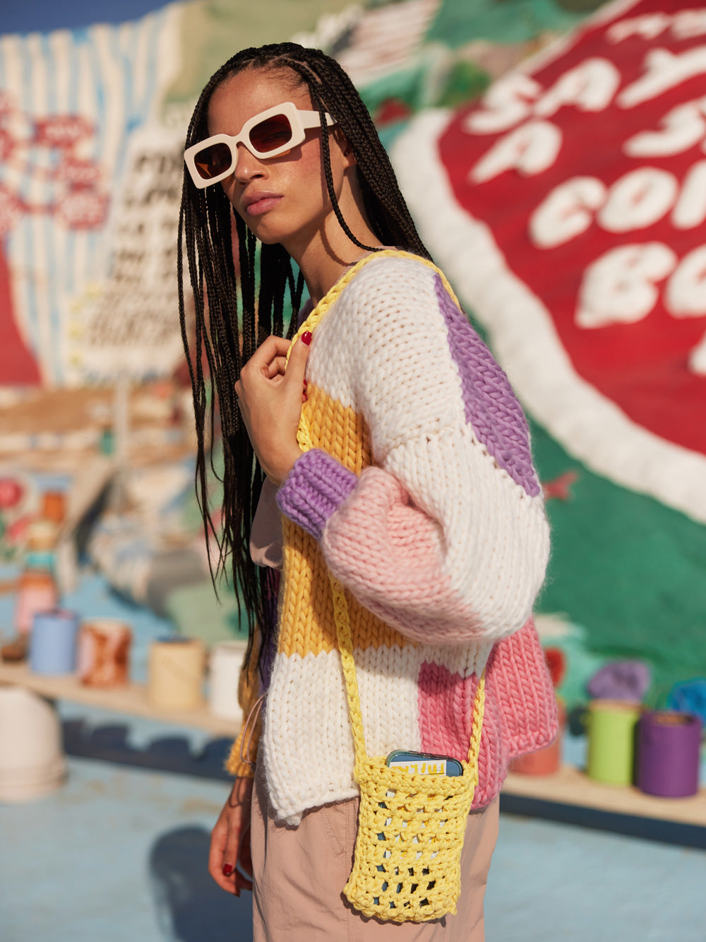 Olivia Beginner Cardigan Knit Kit