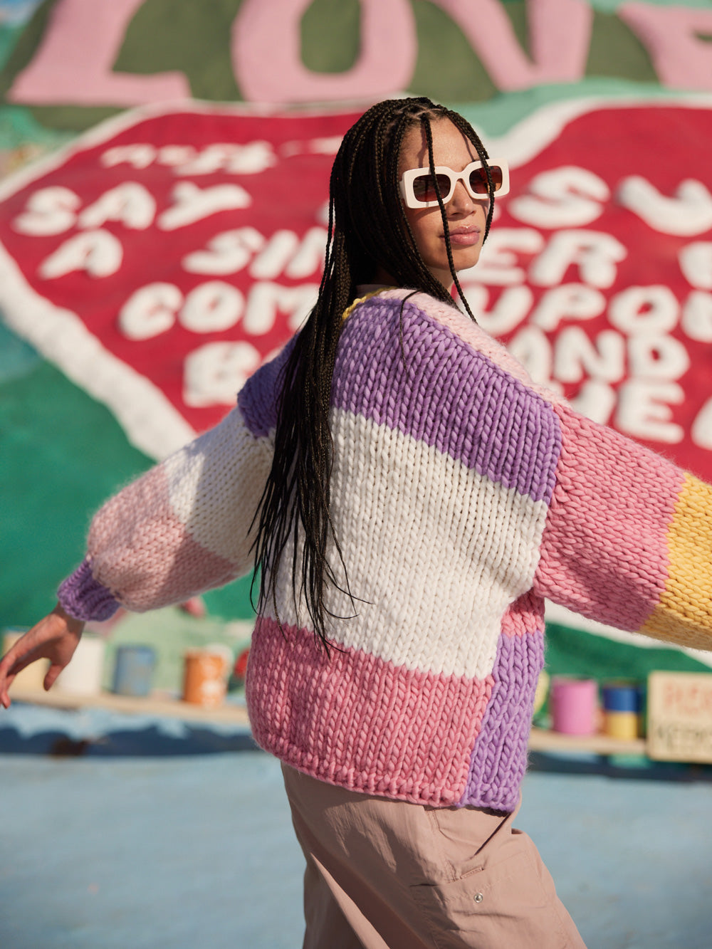 Olivia Beginner Cardigan Knit Kit